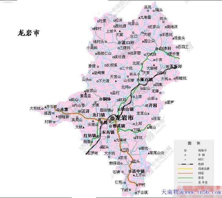 東莞到龍巖市地圖 www.bollycircle.com